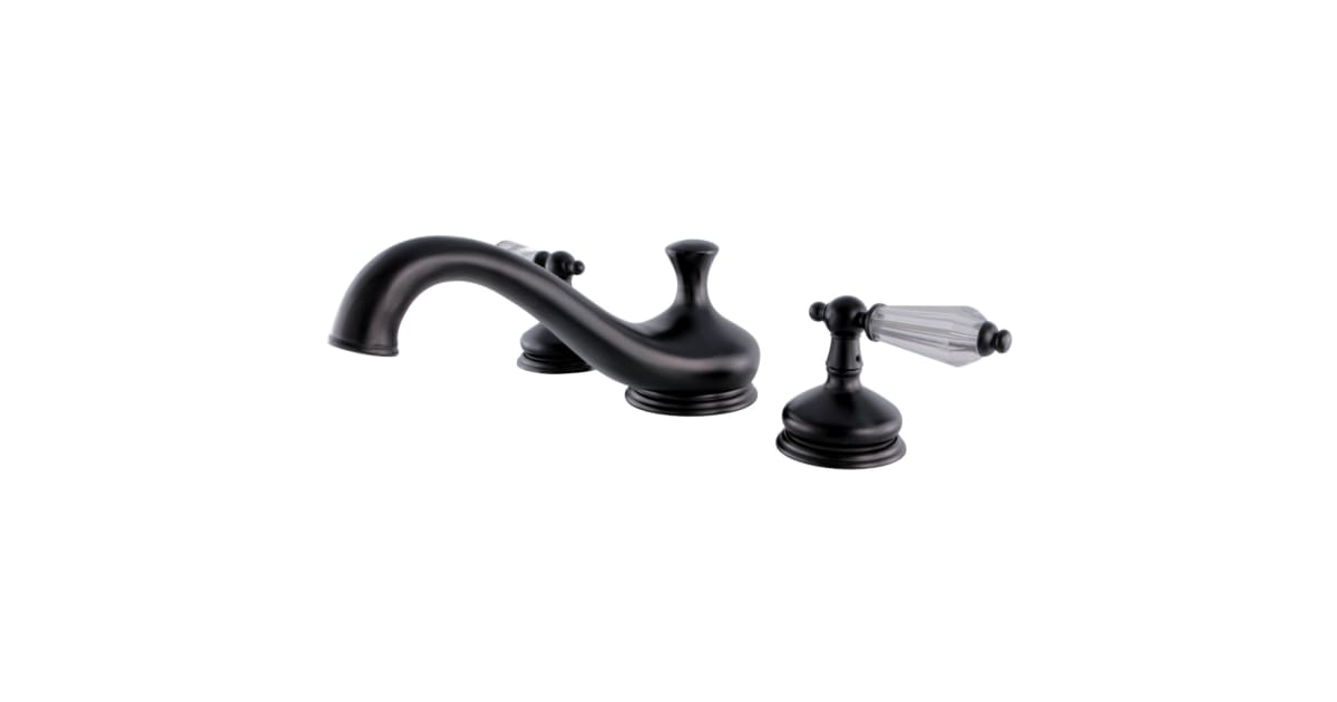 Kingston Brass KS3335WLL Wilshire Deck Mounted Roman Tub