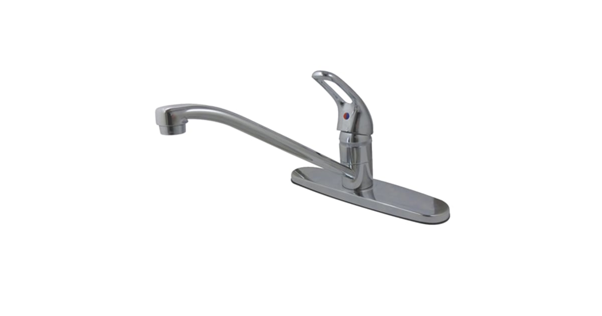 Kingston Brass KS561C 1.8 GPM Single Hole Kitchen Faucet