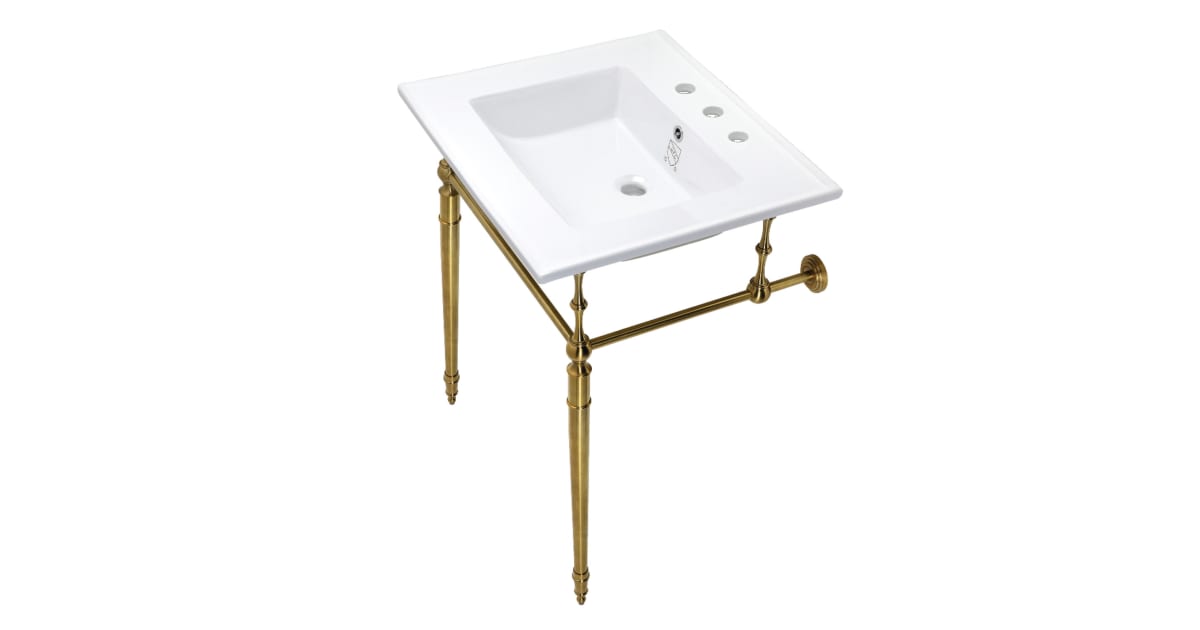 Kingston Brass KVPB25227W8BB Edwardian 25" Wide Console