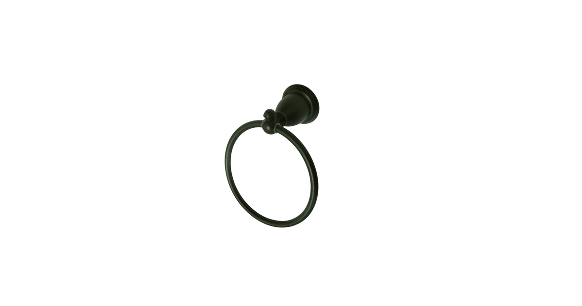 Kingston Brass Heritage 6 Inch Towel Ring – Satin Nickel, Solid Brass Construction - View #9