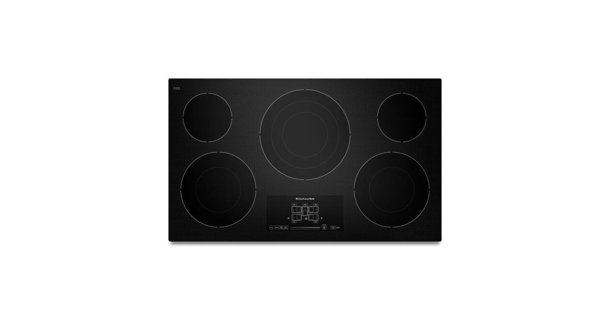 KitchenAid KECC667BBL 36 Inch Wide Electric Cooktop with