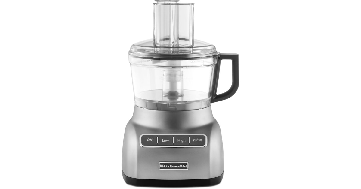 KitchenAid KFP0711CU 3 Speed 7 Cup Food Processor with Adjustable Steel ...