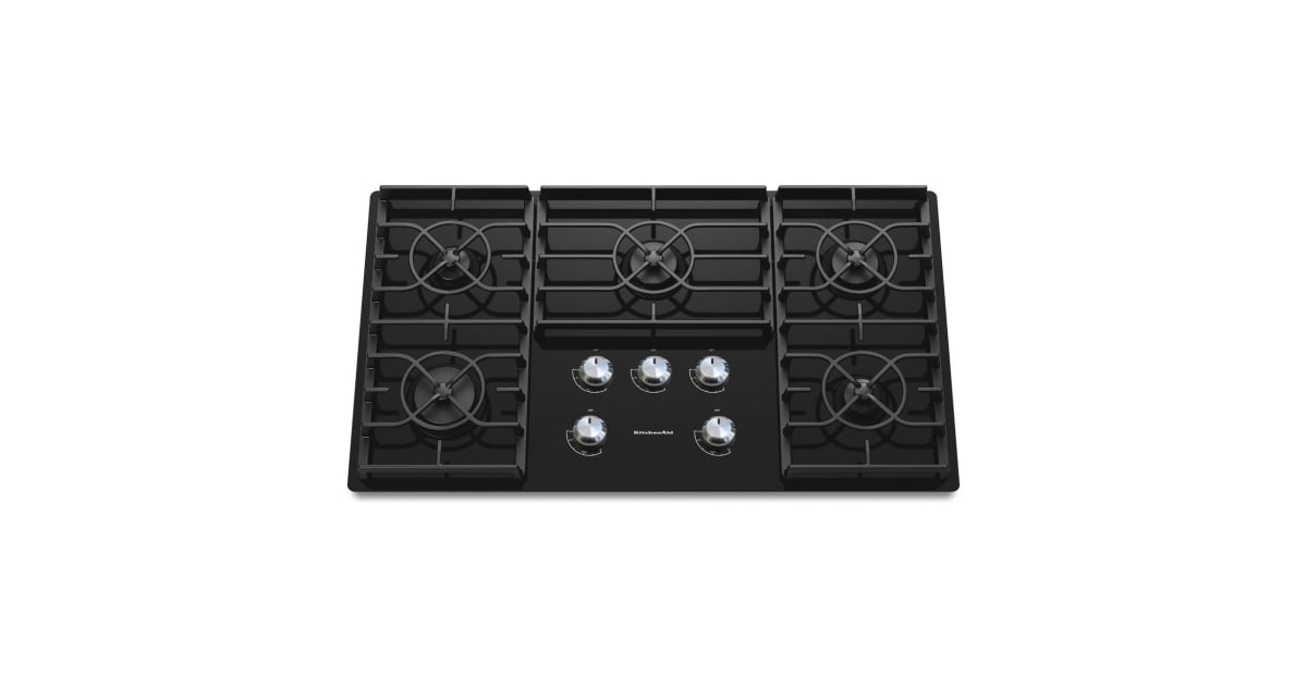 Kitchenaid Kgcc566rbl 36 Inch Gas Cooktop With Build Com