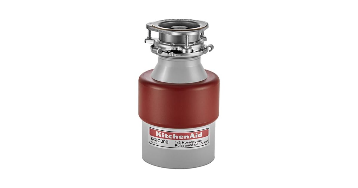KitchenAid KGIC300H 1/2 HP Continuous Garbage Disposal