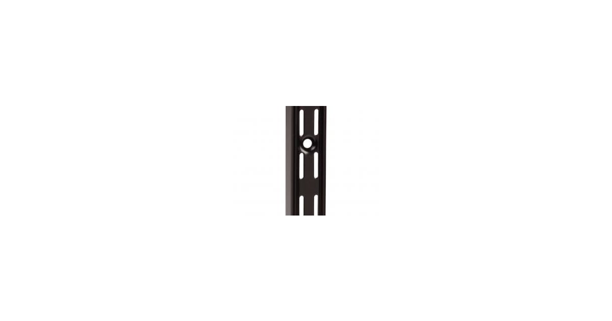 Knape And Vogt KV 80 BLK 60, 60in 80 Series Single Slotted Shelf