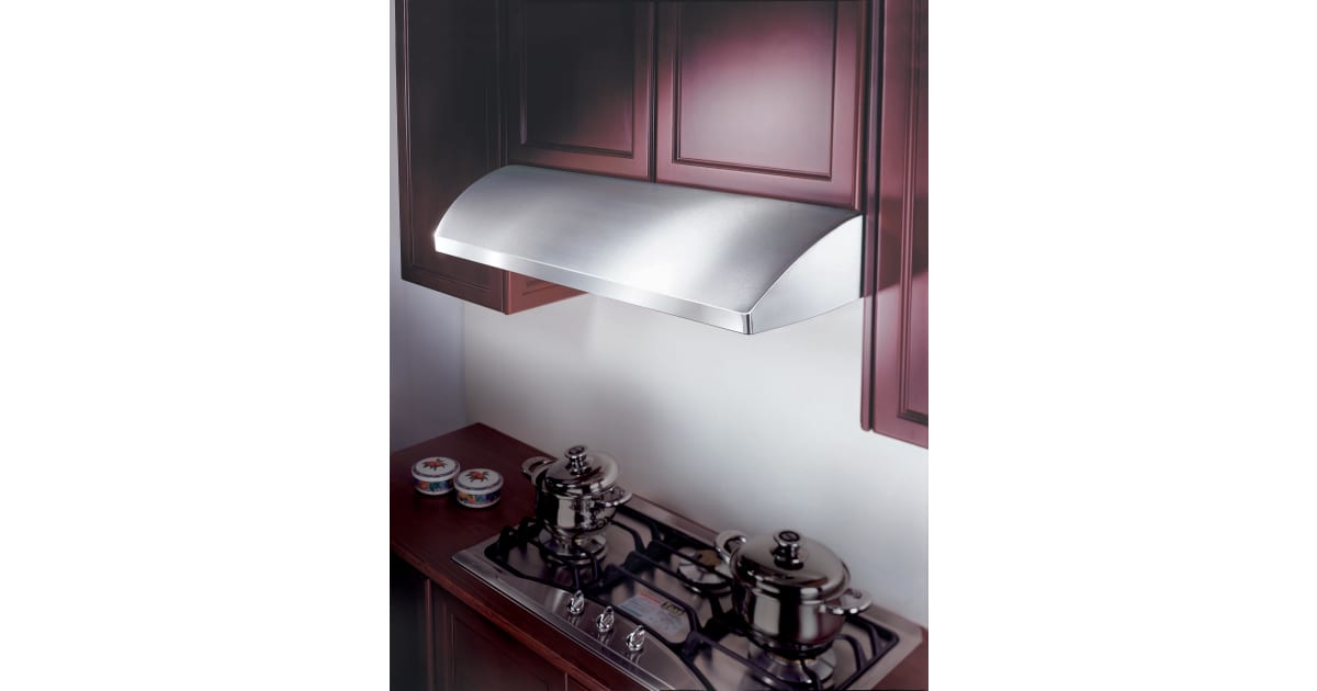 KOBE CH2230SQ 800 CFM 30 Inch Wide Stainless Steel Under