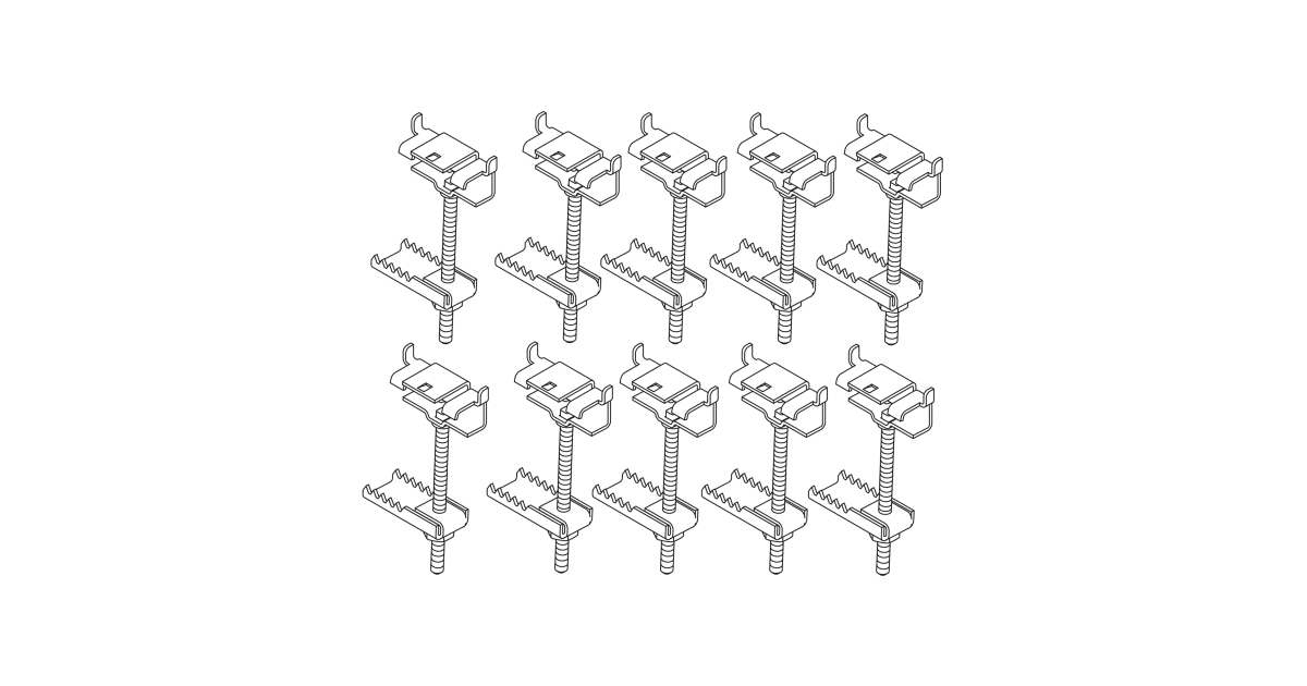 Kohler 1150001 Installation Clips (10 Count)