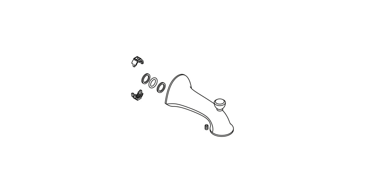 Kohler 1171718CP Replacement Diverter Tub Spout Only