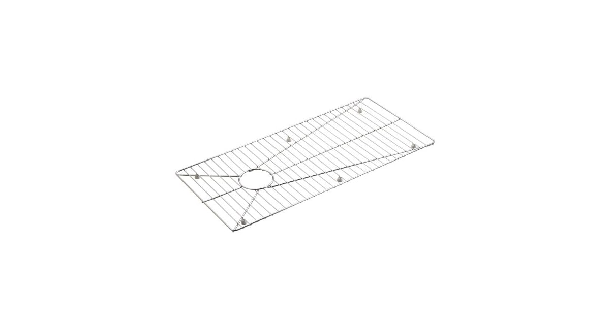 Bottom Skin Rack Kohler K-6137-ST 8 Degree Bottom Sink Rack | Ferguson Home