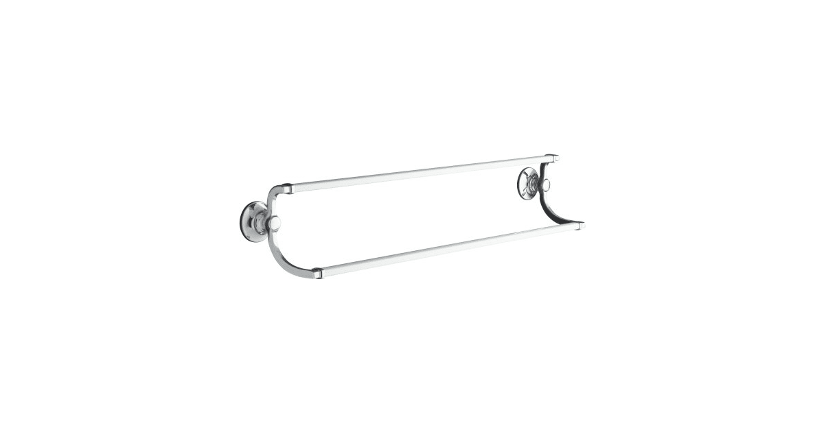 Kohler K11413PCP 24" Double Towel Bar From The Bancroft