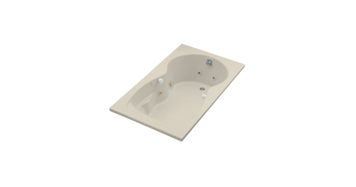 Kohler K1196CB47 Synchrony 5 Foot Drop In/Alcove Jetted