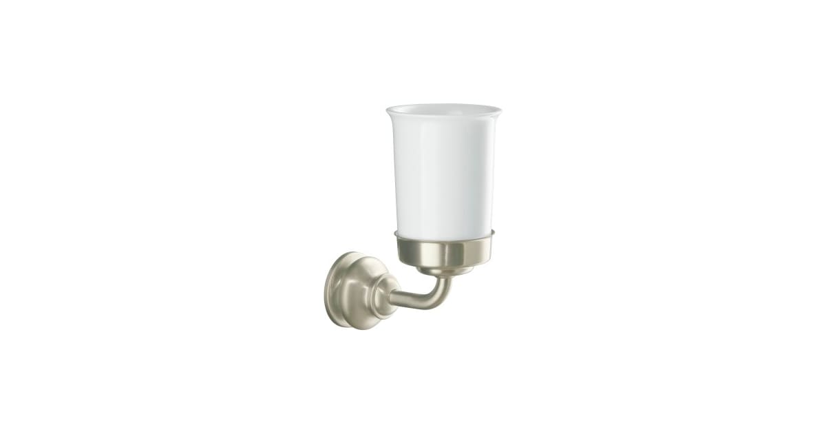 Kohler K12161BN Fairfax Tumbler and Holder