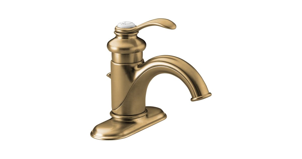 Kohler K12181BV Fairfax Single Hole Bathroom Faucet