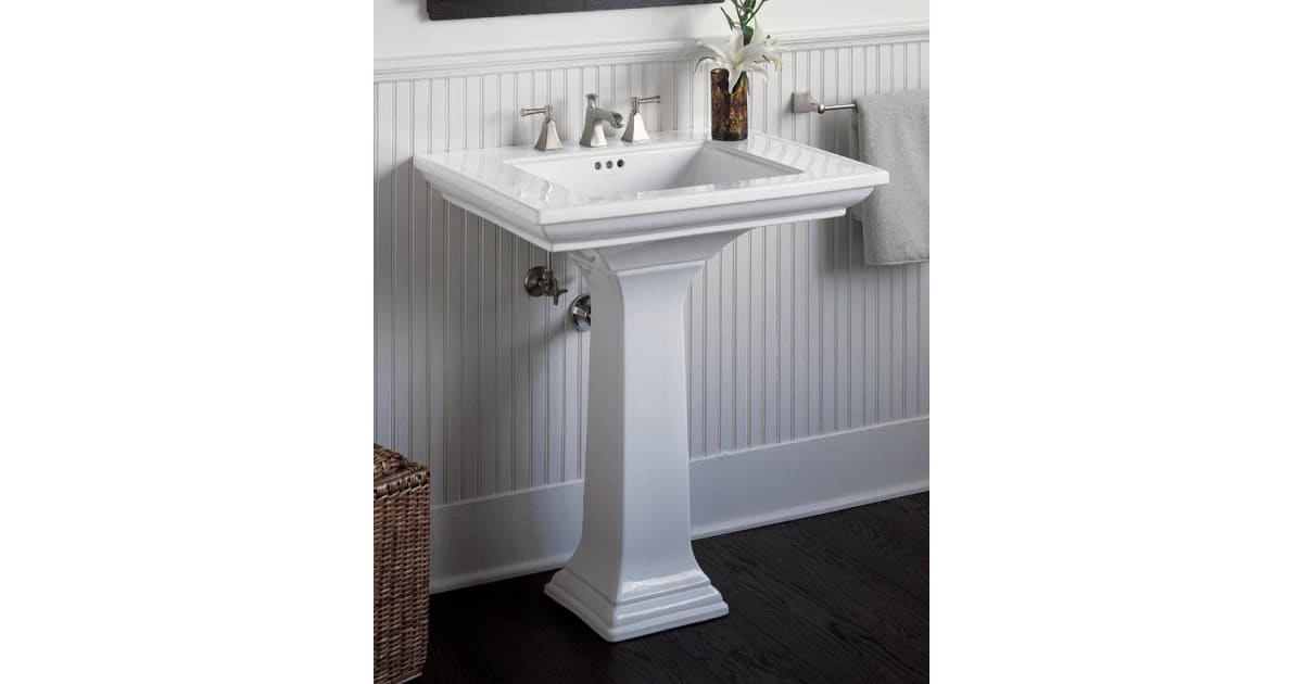 Kohler K 2268 8 0 Memoirs Pedestal Lavatory with 8