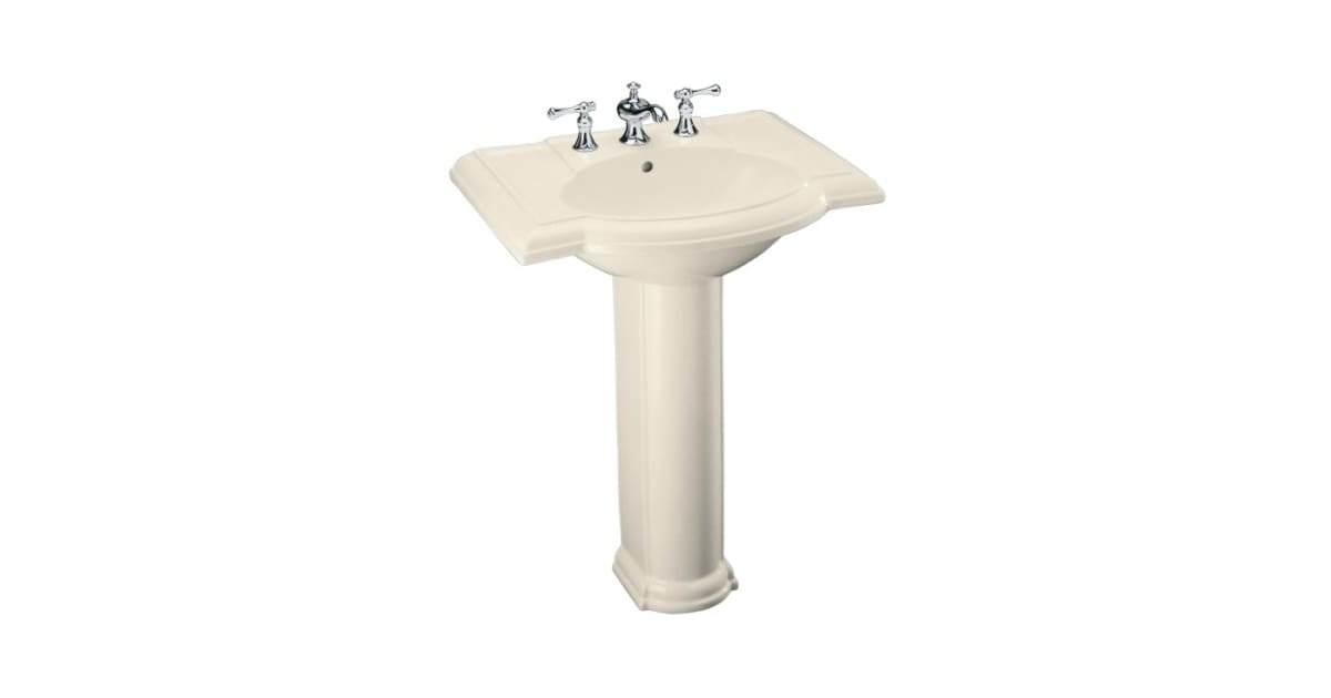 Kohler K2294147 Devonshire 27" pedestal lavatory with