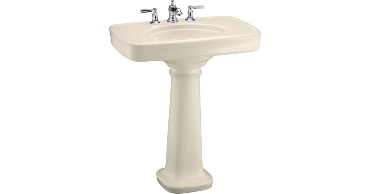 Kohler K2347847 Bancroft 30" Pedestal Lavatory Sink