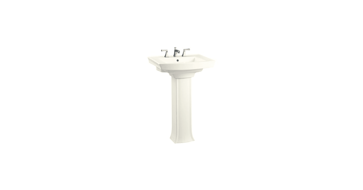 Kohler K2359147 Archer 24" pedestal lavatory with