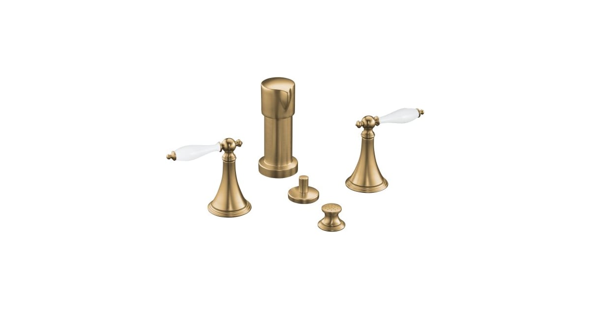 Kohler K3164PBV Finial Traditional Bidet Faucet with