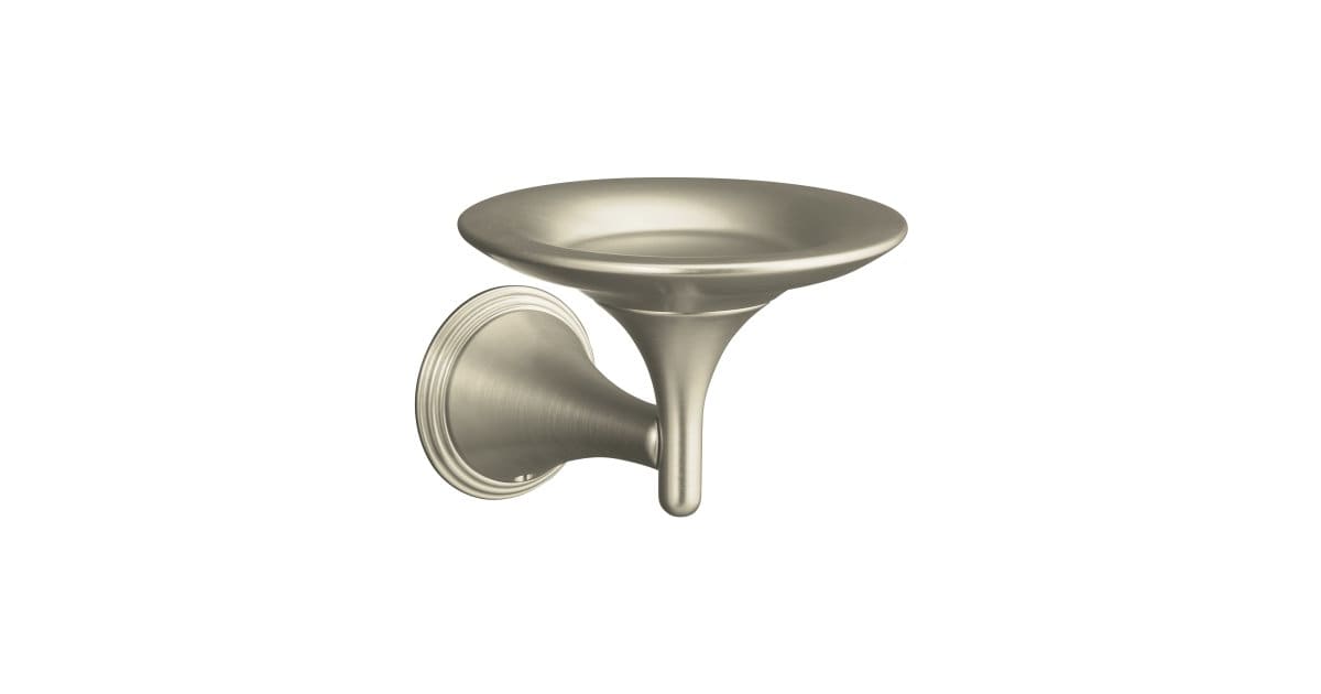 Kohler K362BN Traditional Round Soap Dish from Finial