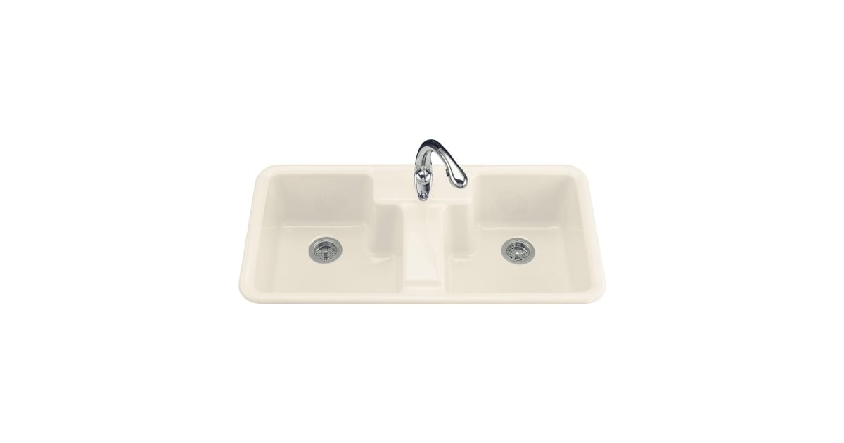 Kohler K5850147 Fixture Kitchen Sink Cast Iron from the