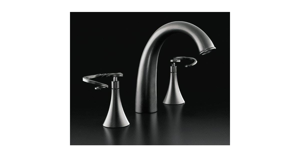 Kohler Faucet Roman Tub Double Handle from the Finial Art