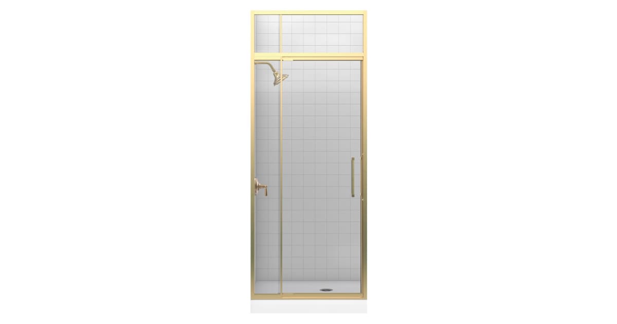 Kohler K705803LABV 89.5"H x 33"36"W Pivot Shower Door