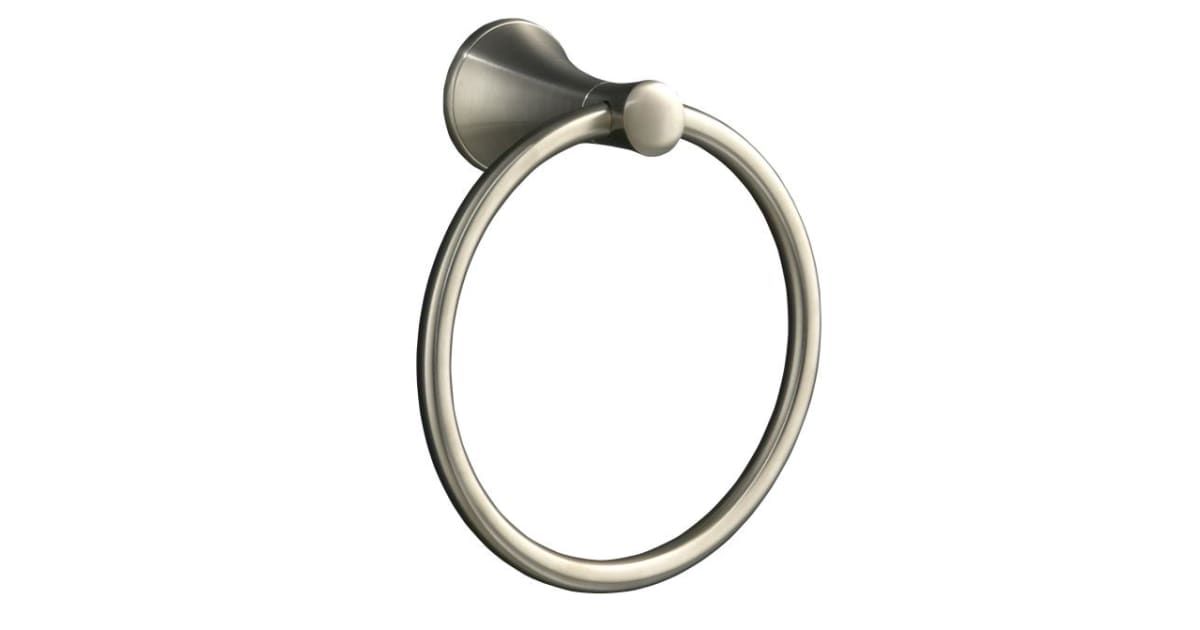 Kohler towel ring shop brushed nickel