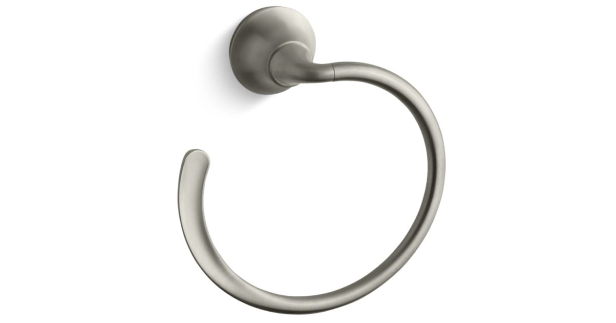 Kohler K 11377 BN Classic Sculpted Towel Ring from the Build
