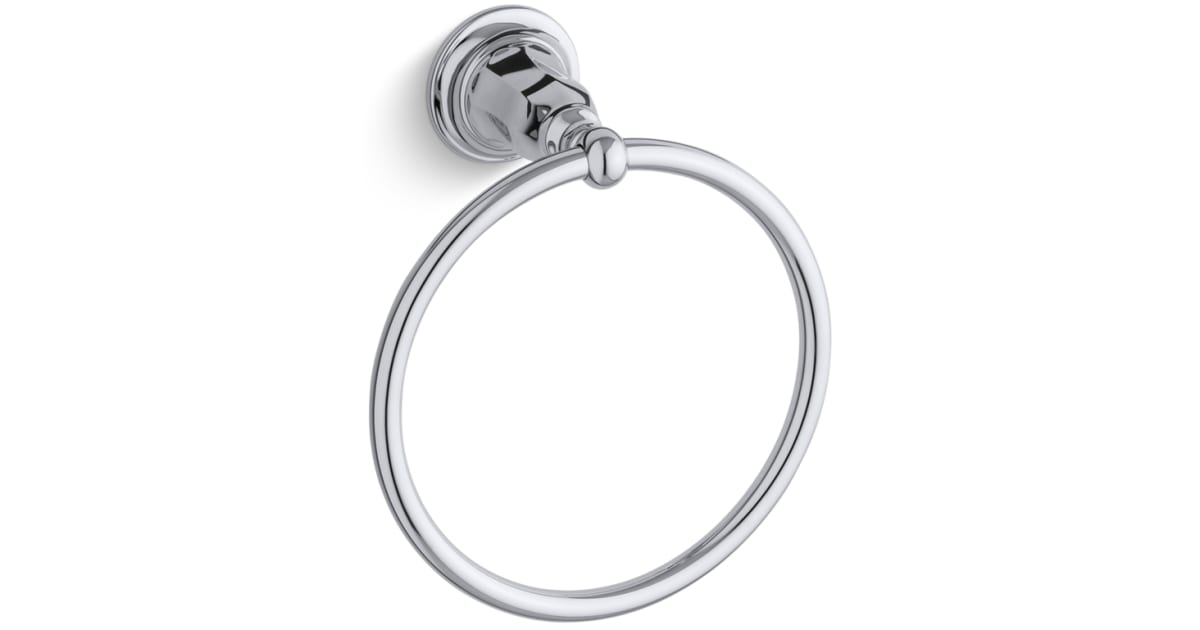 Kohler K13507CP Kelston 8" Towel Ring