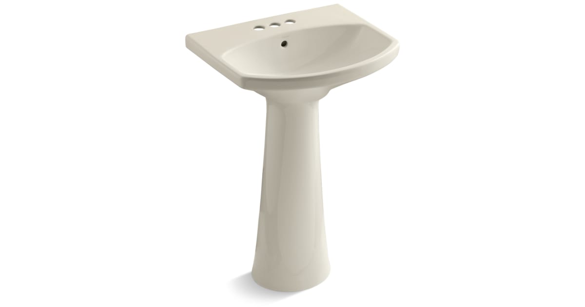 Kohler k2362447 Cimarron pedestal lavatory with 4"