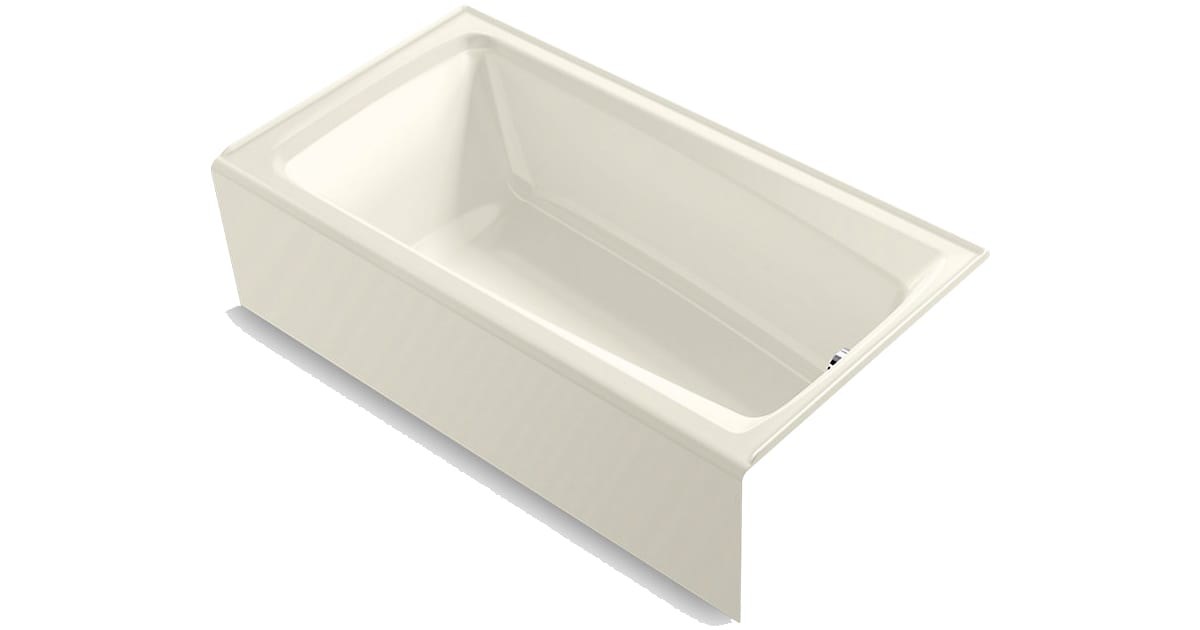Kohler K2606896 Irvine 60" x 32" Cast Iron Alcove Bath