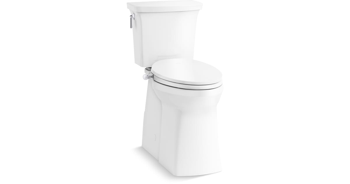 Kohler k 33813 98804 cp 0 corbelle tall 1 28 gpf two piece elongated