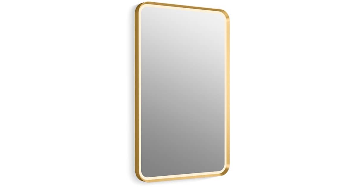 Kohler K 38023 DLM BGL Essential Ultrabright 22 W X 34 H Rectangular Kohler k 38023 dlm bgl essential ultrabright 22 w x 34 h rectangular