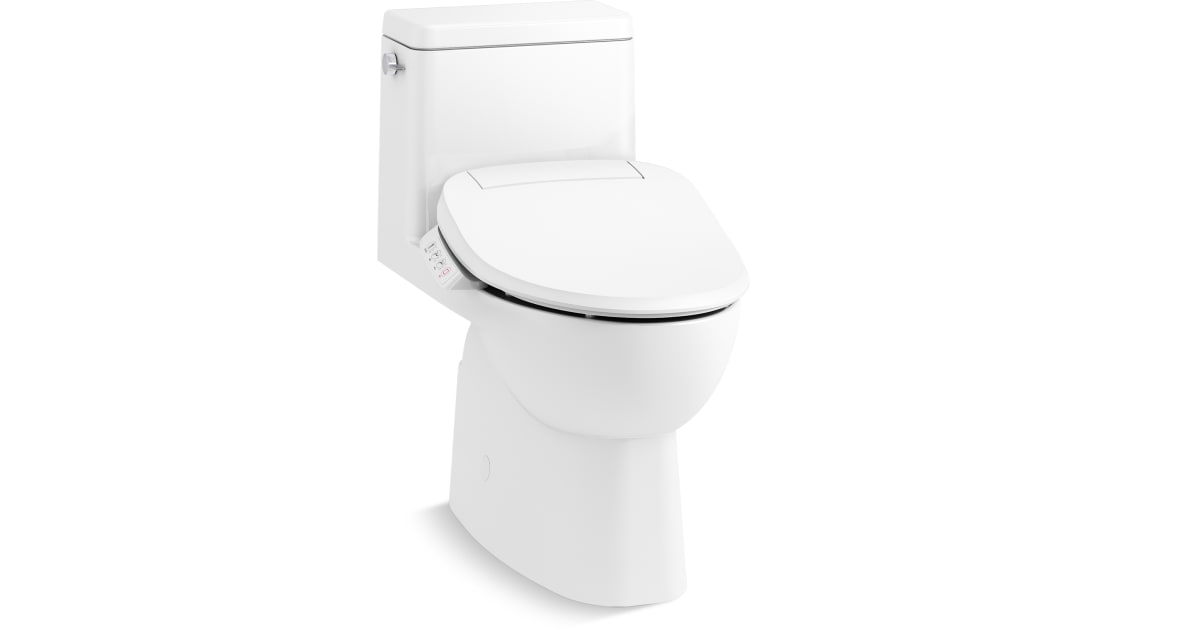 Kohler K-78080-18751-0 Reach 1.28 GPF One-Piece Compact Elongated Chair ...