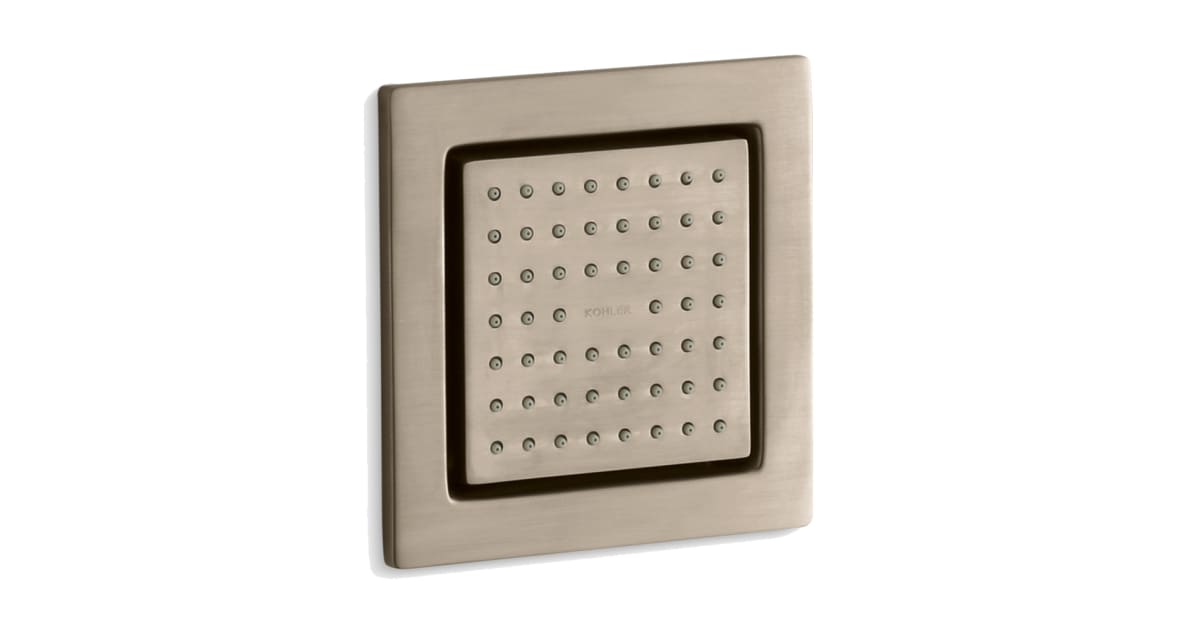 Kohler K-8003-BV 2.5 GPM 22-Nozzle Square Stimulating