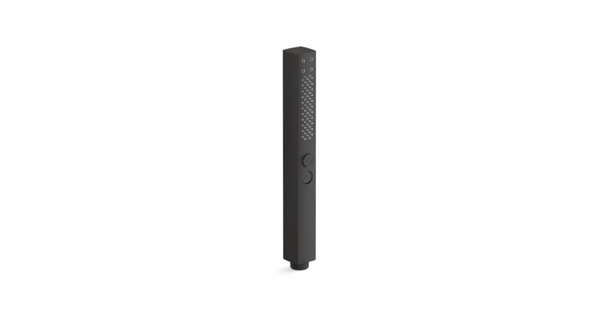 Kohler Handbrause Shift+ Round – 2,5 GPM, Mattschwarz, Mit Massage-Funktion