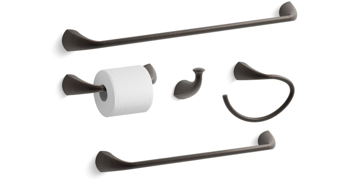 Kohler Alteo Best Accessory Pack2BZ Alteo 24" Towel Bar,