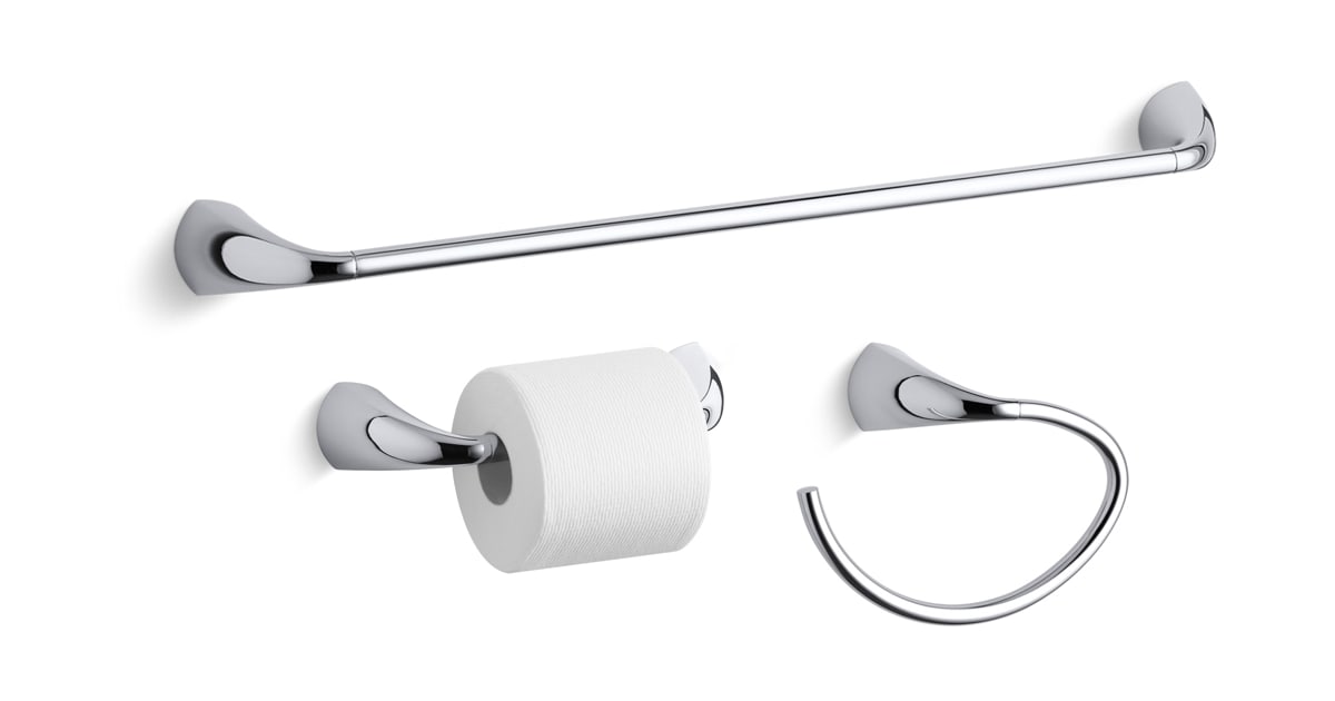 Kohler Alteo Good Accessory Pack 1CP Alteo 24" Towel Bar,