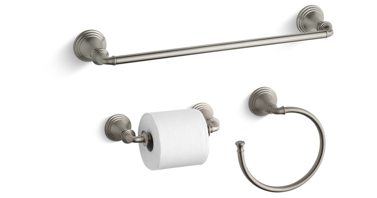 Kohler Devonshire Good Accessory Pack 2 BN 18 Towel Bar Build
