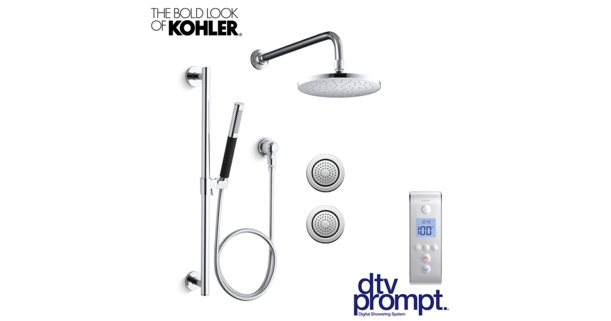 Kohler DTV Prompt CRSP2 Luxury Shower System Includes 3