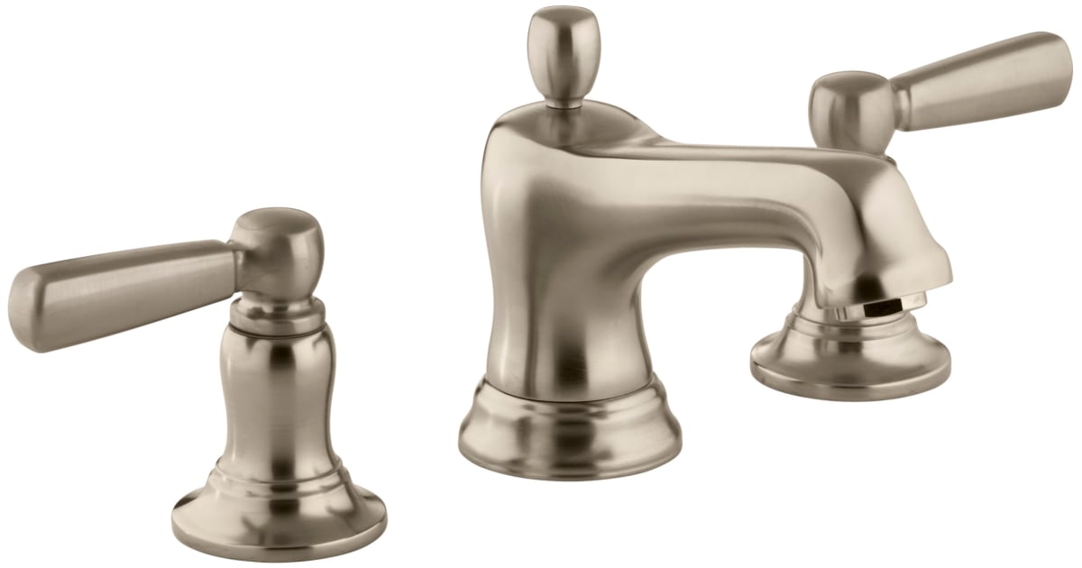Kohler K-10577-4-BV Bancroft Widespread Bathroom Faucet with Ultra