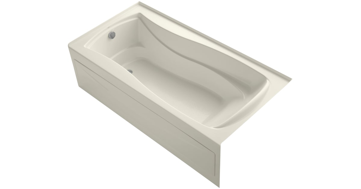 K-1159-R | 7236 6-Foot Drop-In Bath With Flange And Right Drain