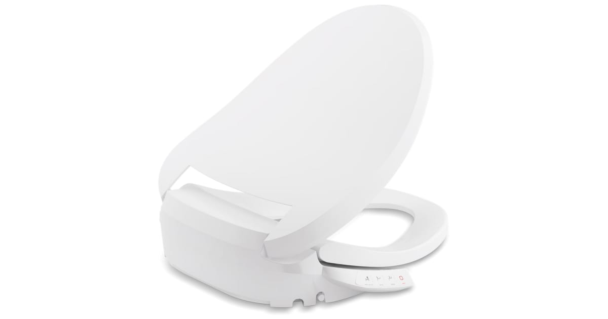 Kohler K-18751-0 PureWash E525 Elongated Bidet Seat with Continuously ...