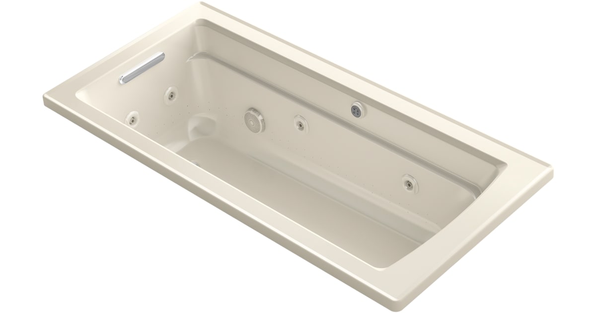 Kohler K1949XHGH47 Archer 66" Drop In Air / Whirlpool
