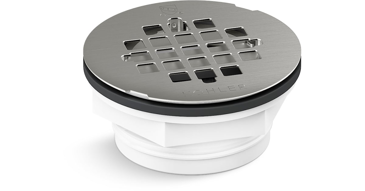 Kohler K22676BS Round Grid Shower Drain