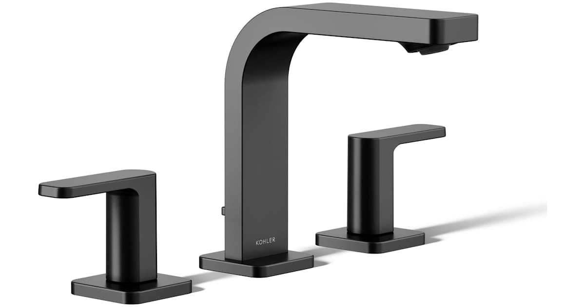 Kohler K-23484-4-BL Parallel 1.2 GPM Widespread Bathroom Faucet