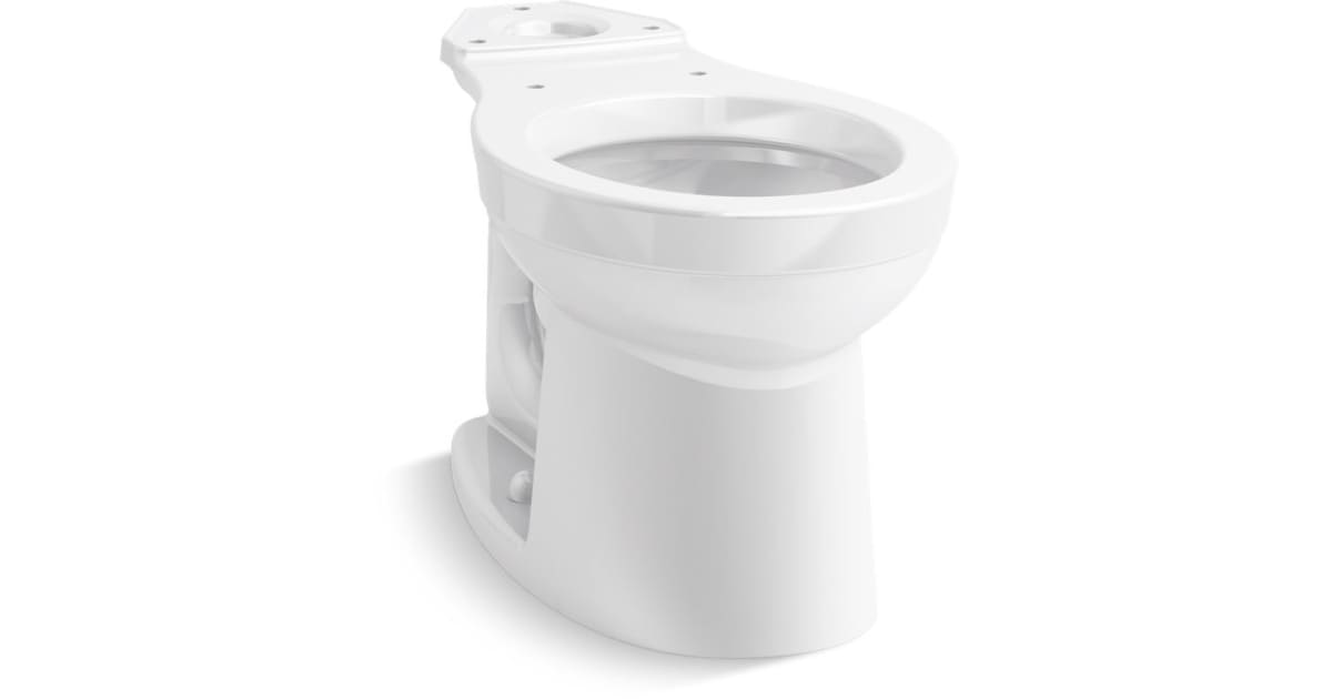 Kohler K250960 Kingston Round Toilet Bowl Only Less