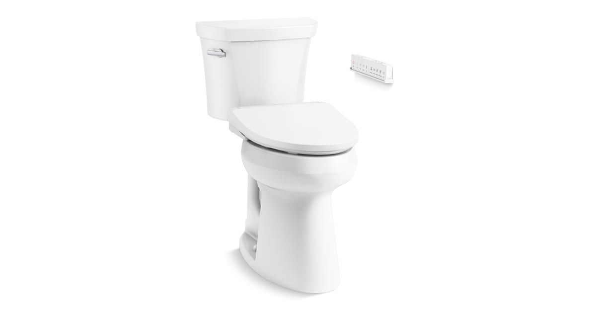 Kohler k 25224 28362 0 highline extra tall two piece elongated toilet