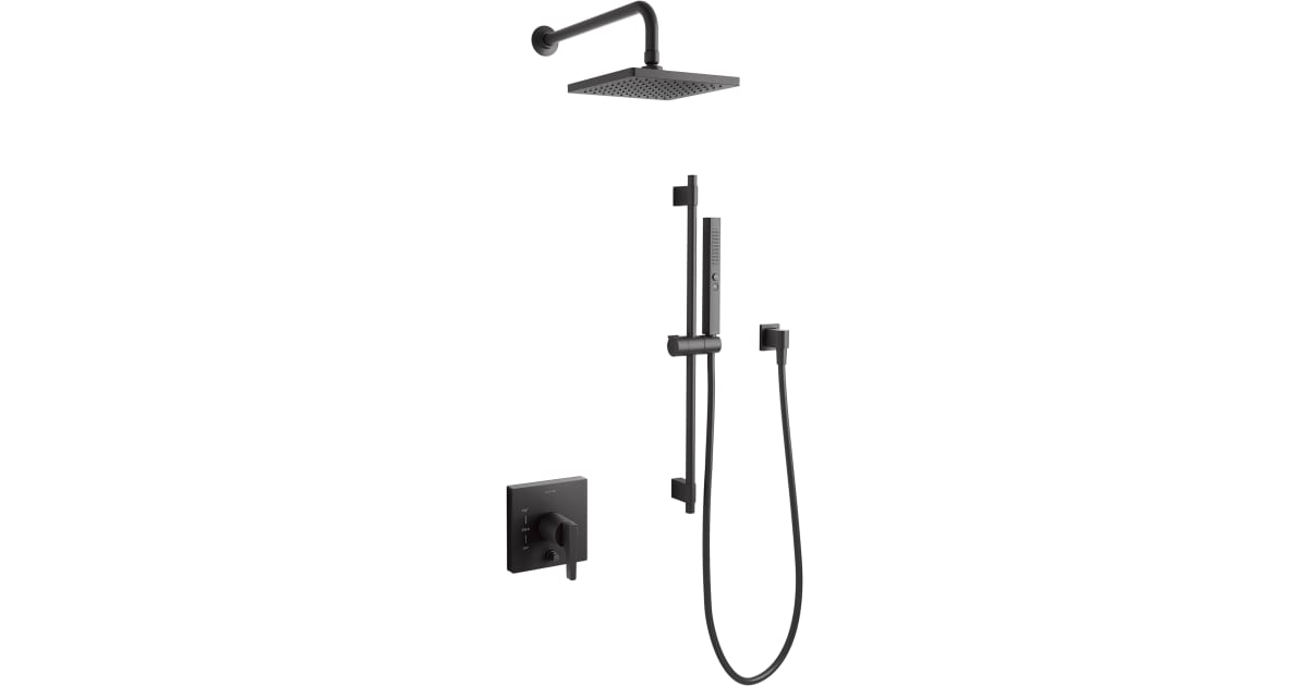 Kohler K-26273-G-BL Honesty Pressure Balanced Shower System with 1.75 ...