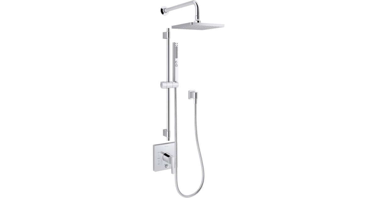 Kohler K-26273-G-CP Honesty Pressure Balanced Shower System with